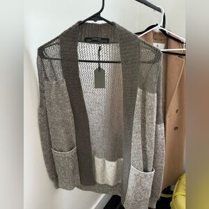 All Saints Grey Cardigan XS